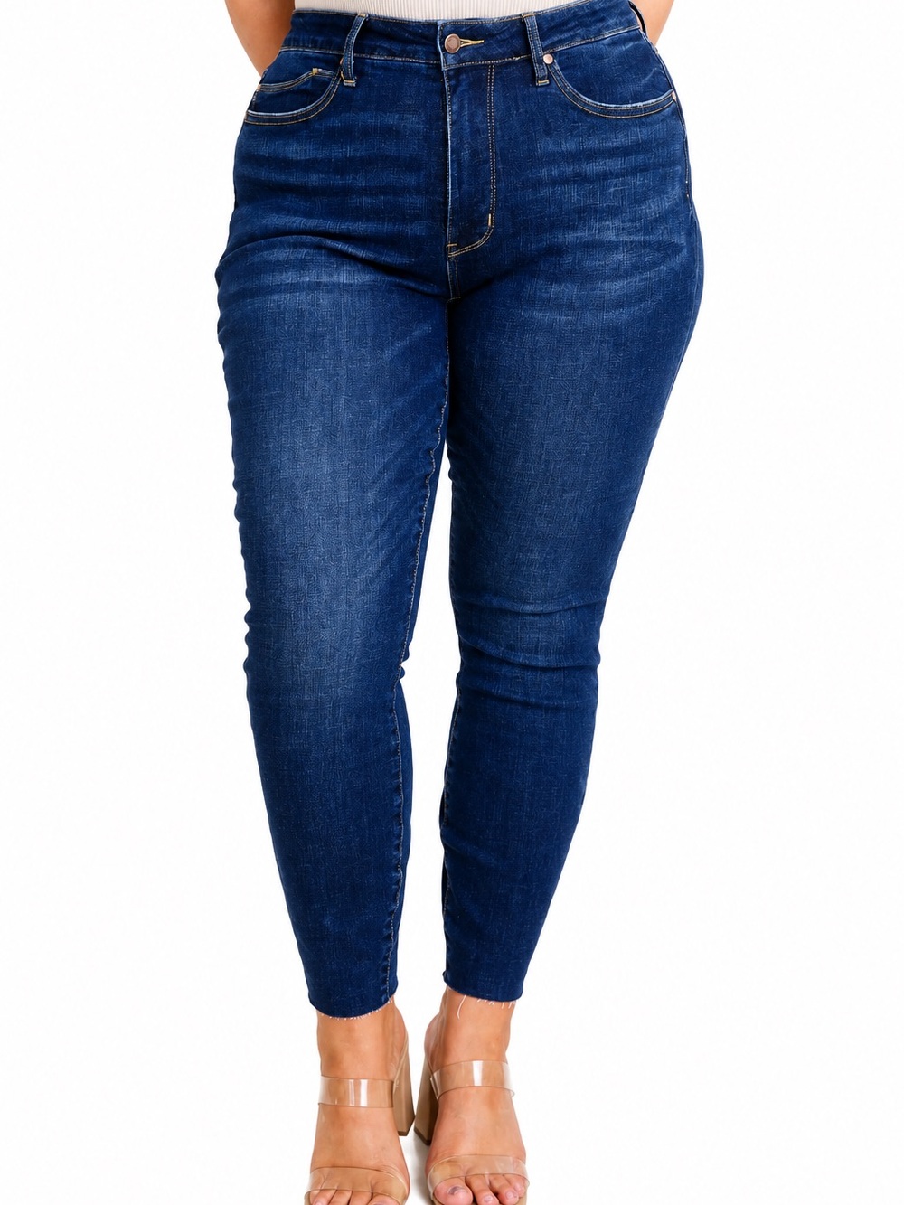 Judy Blue The Trifacte Tummy Control And Butt Lifting Skinny Jeans Reg Curvy 16w
